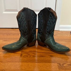 Gorgeous Blue Nocona Western Boots Size 10